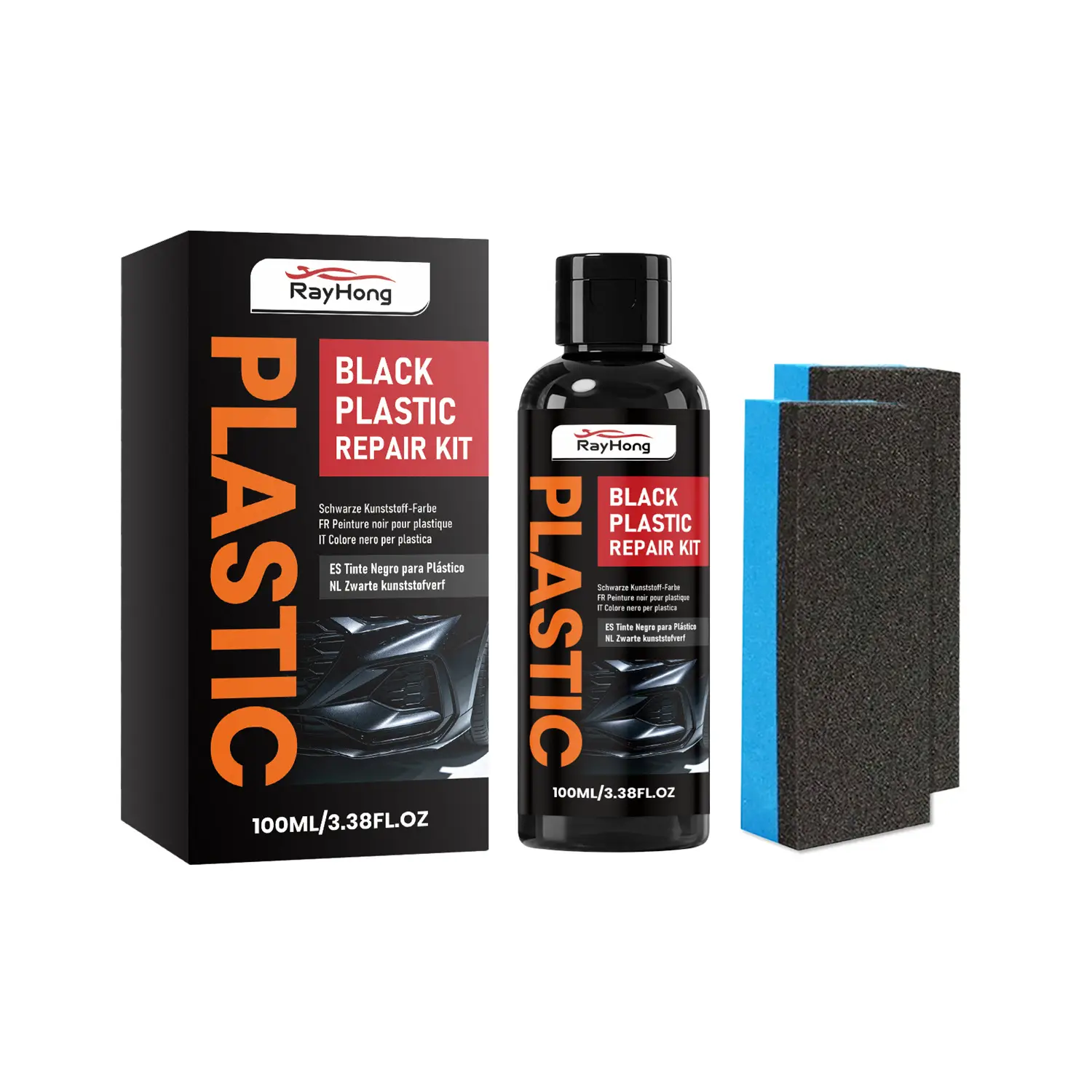 Black Plastic Repair Kit