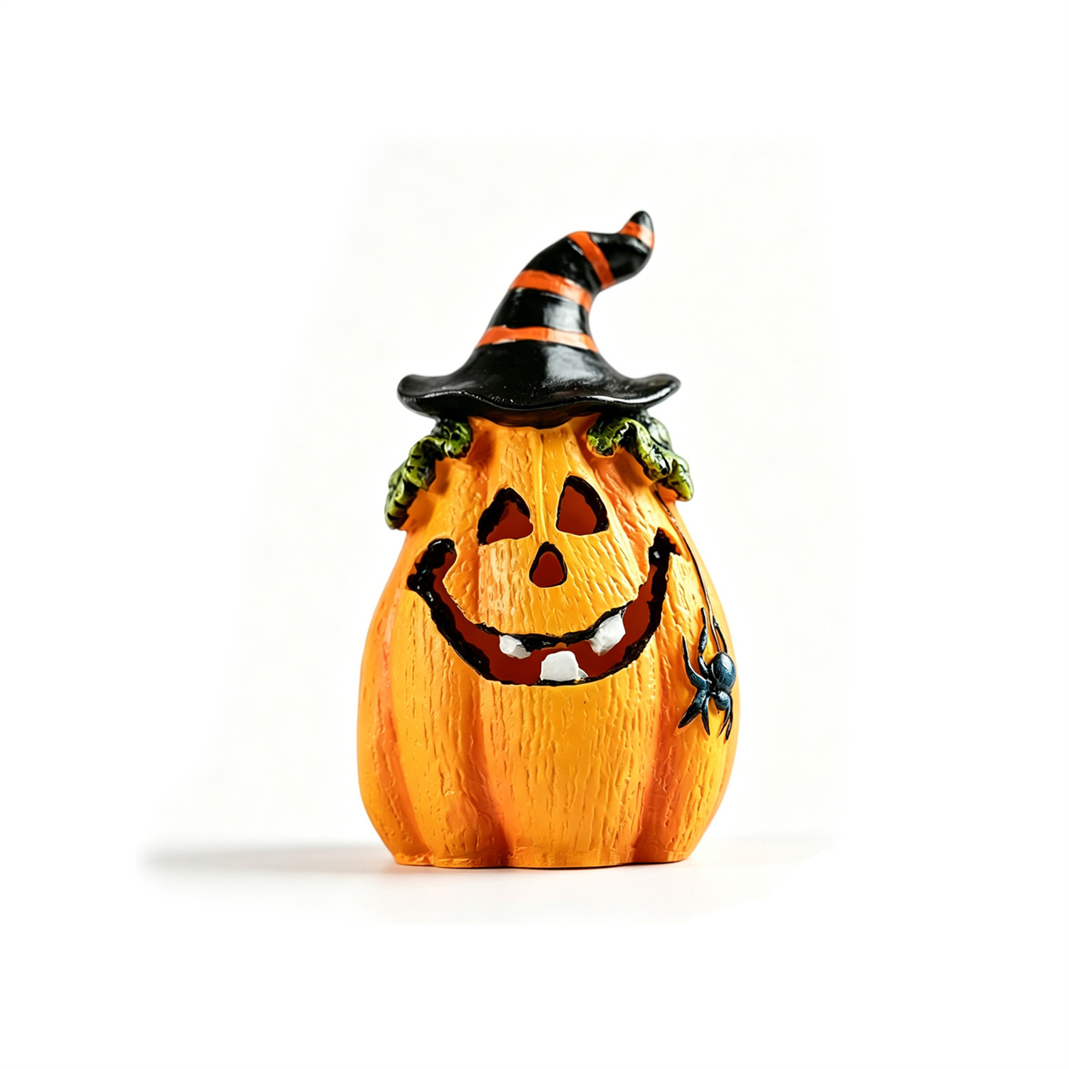 Halloween Pumpkin Decorated Spider