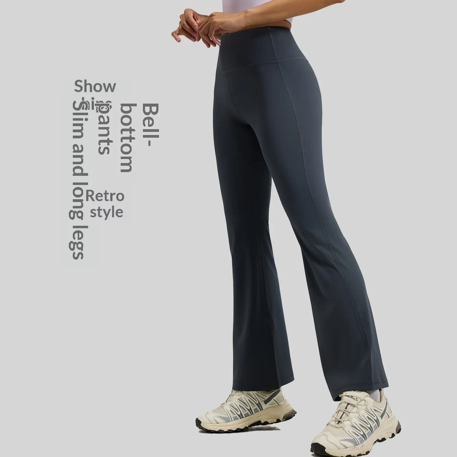 Womens Athletic Tight-fitting Bootcut Yoga Pants