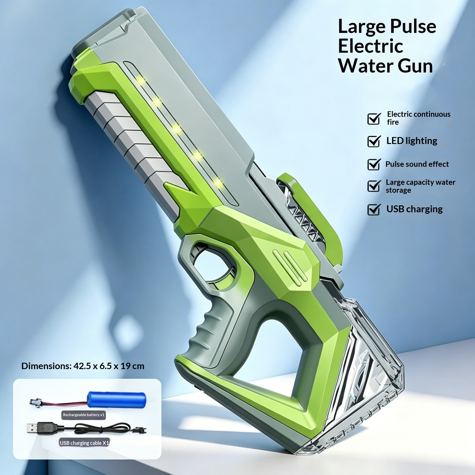 Pulse Electric Rapid-fire Water Gun Toy — foto 11