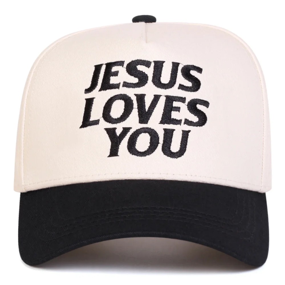 Cross-border Color-block Pure Cotton Hard-top Baseball Cap With Embroidery