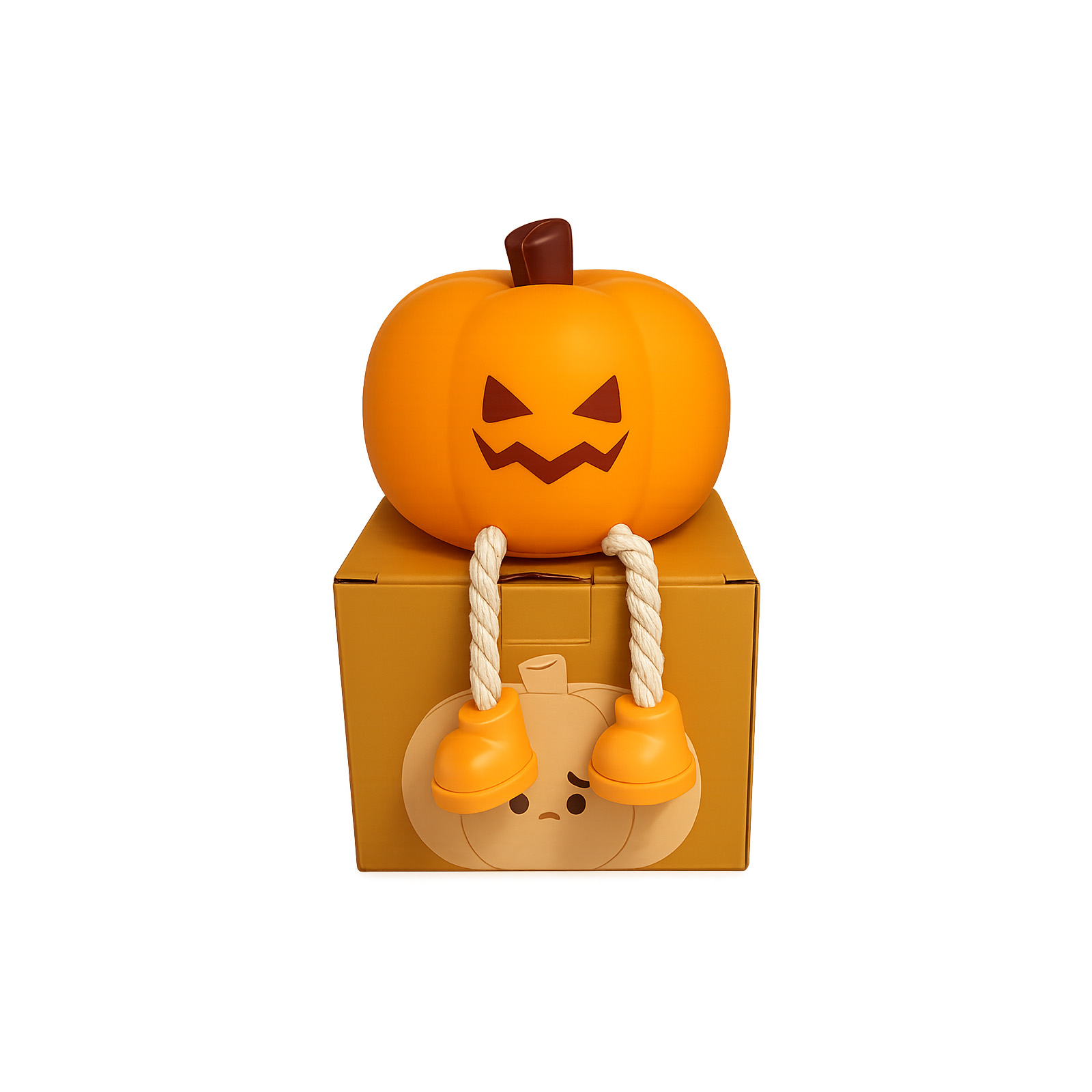 Halloween Scary Pumpkin Warm Light