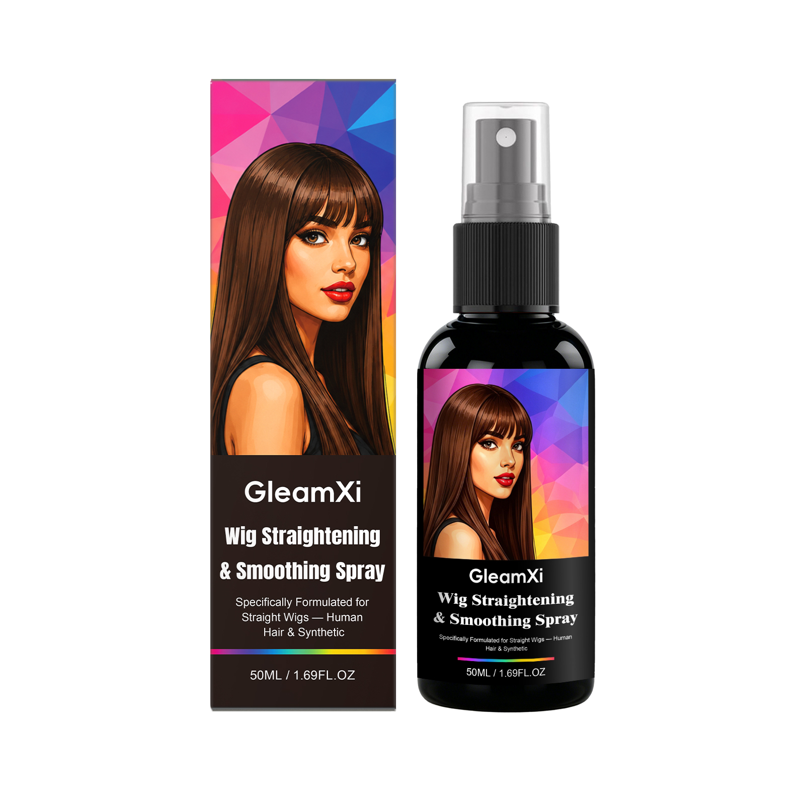 Wig Straightening Smoothing Spray