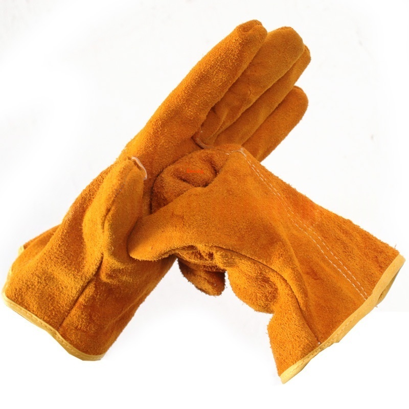 Leather Gloves Non-slip And Breathable Extended-length Welders Gloves