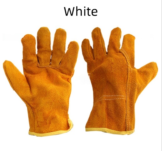 Leather Gloves Non-slip And Breathable Extended-length Welders Gloves 4