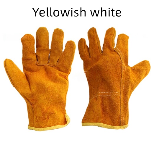 Leather Gloves Non-slip And Breathable Extended-length Welders Gloves 5