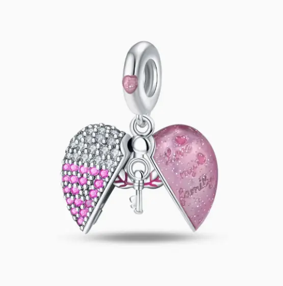 Love Cube Silver-Plated Beaded DIY Bracelet Accessories