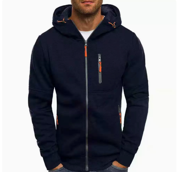 Men Hoodie Cotton Jacket