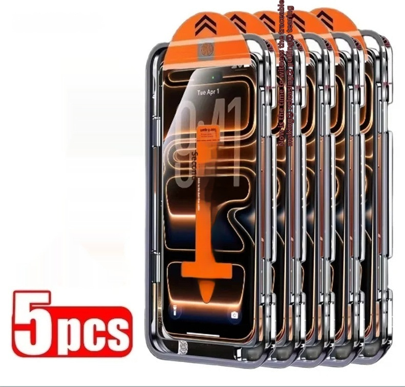 Dust-free Cabin Tempered Film HD Privacy Seconds Sticker Artifact IPhone14 5pcs HD