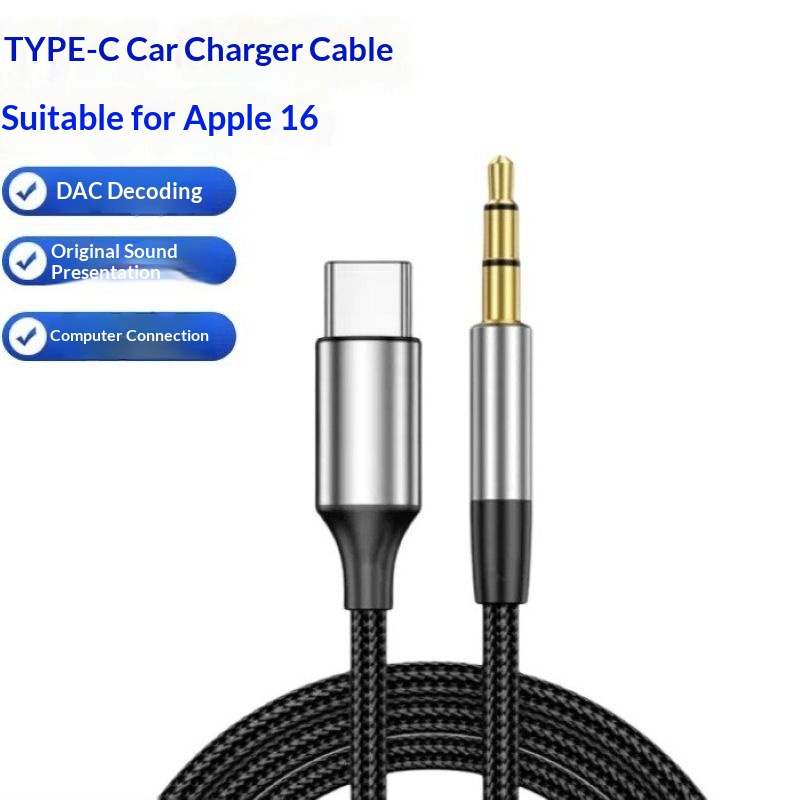 Car Audio Type-C To 35mm Audio Cable