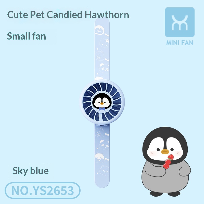 Childrens Handheld Rechargeable Mini Watch Fan 7