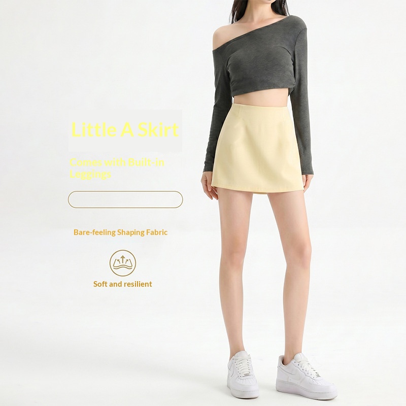 Womens Summer Anti-Exposure Sports Tennis Skirt