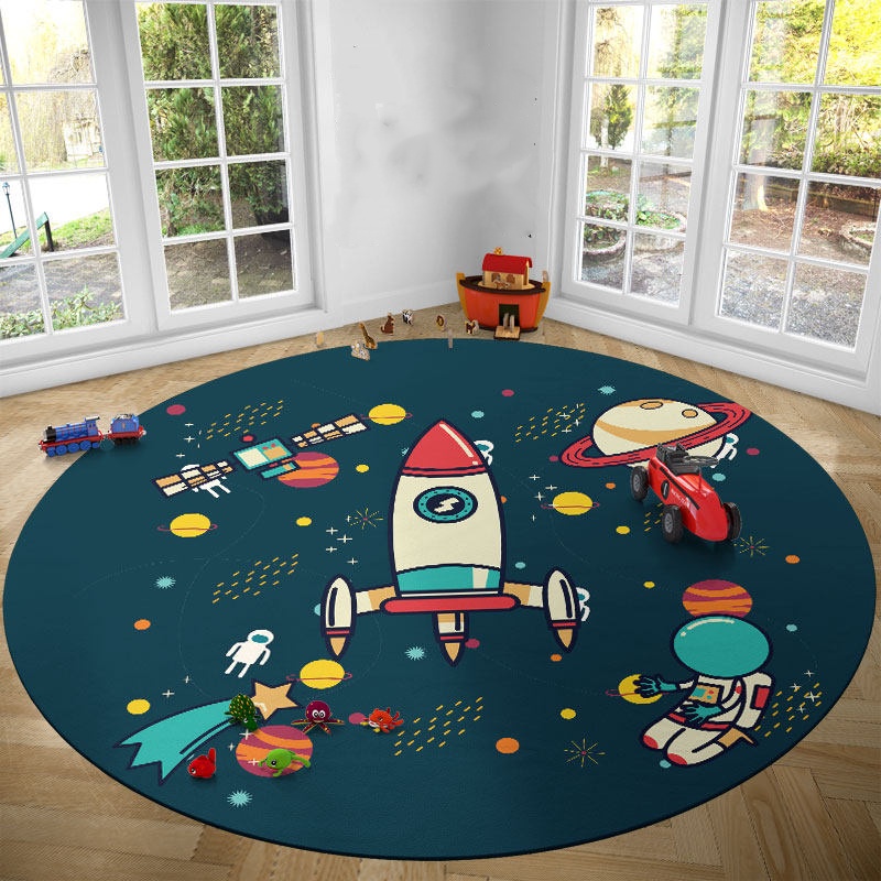Kindergarten Early Education Center Carpet Cartoon Round Play Mat