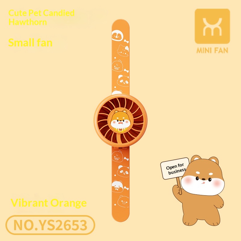 Childrens Handheld Rechargeable Mini Watch Fan 10