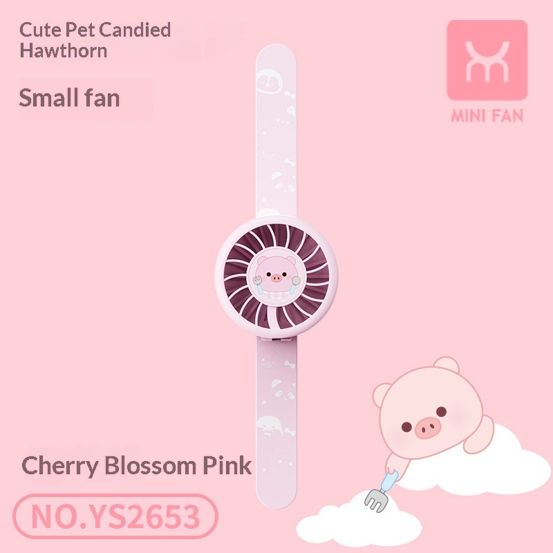 Childrens Handheld Rechargeable Mini Watch Fan 2