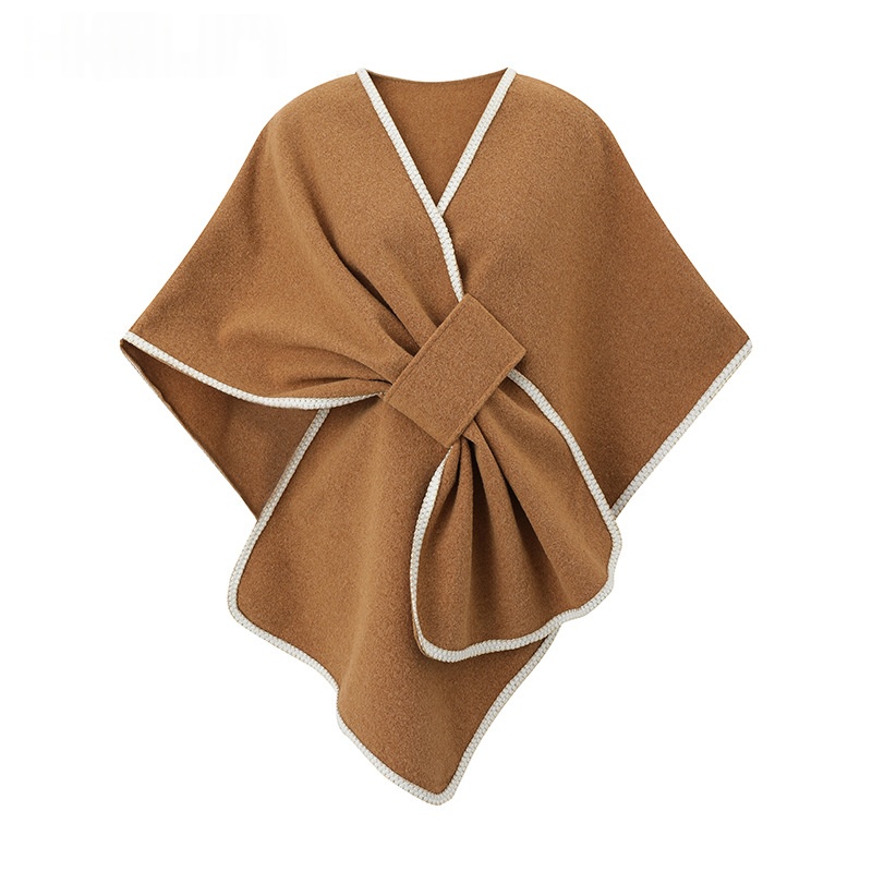 Versatile Mid-length Knitted Shawl