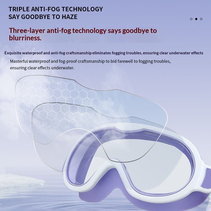 Childrens Waterproof And Anti-Fog Swimming Goggles