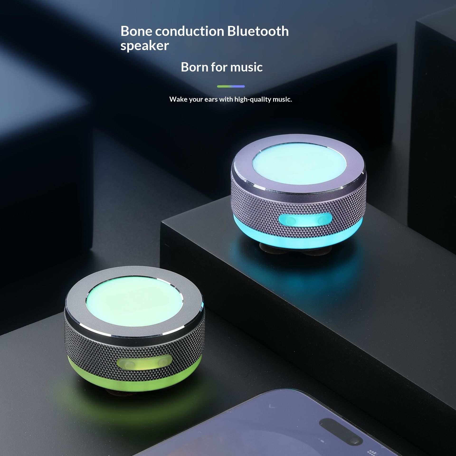Mini Portable Bone Conduction Vibration Speaker
