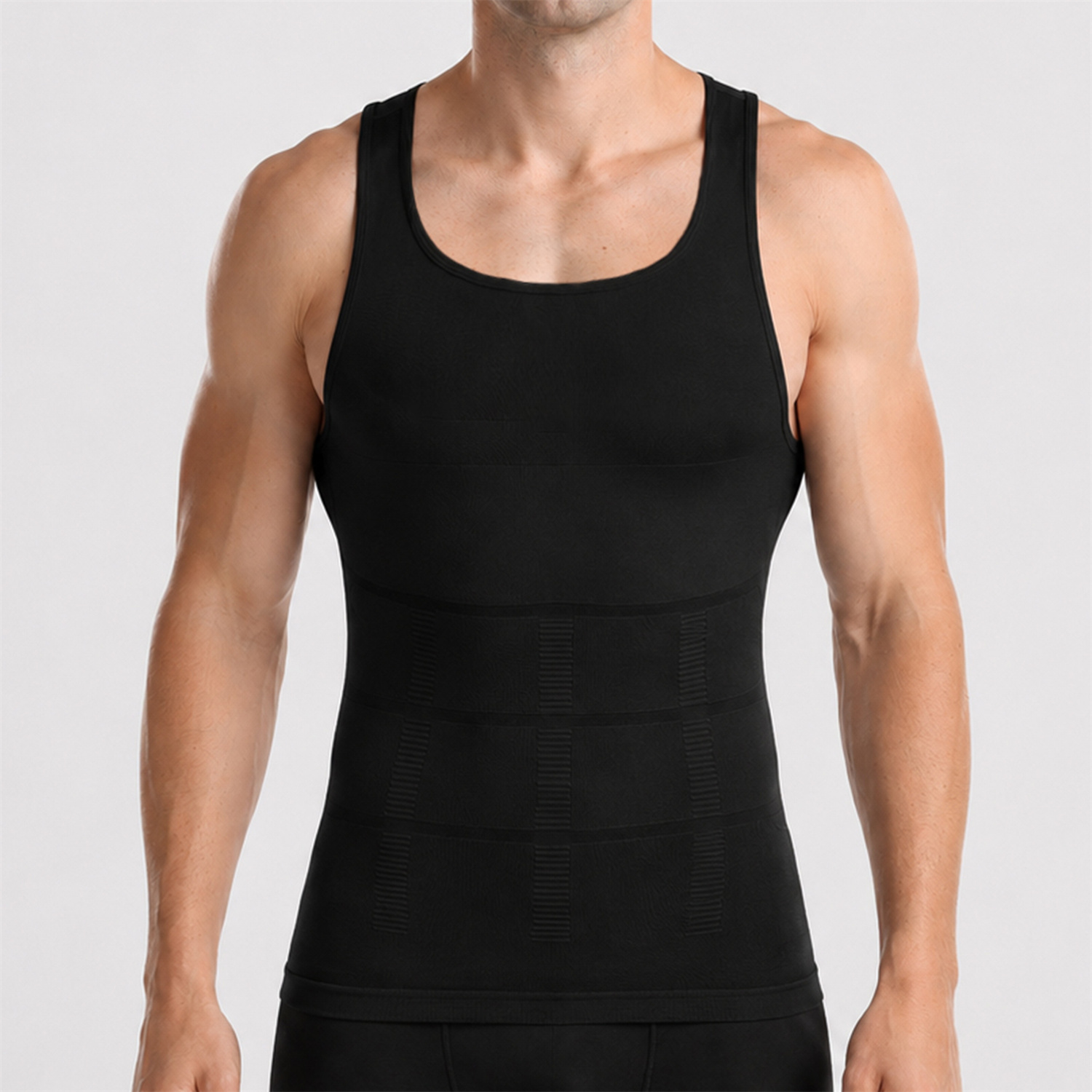 Men's Seamless Tummy Control Shaping Vest