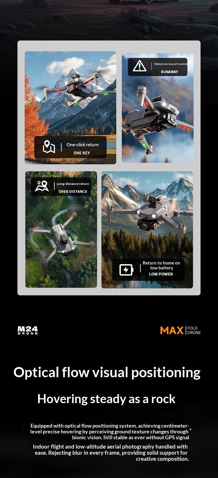 M24 GPS Brushless Drone with Airdrop