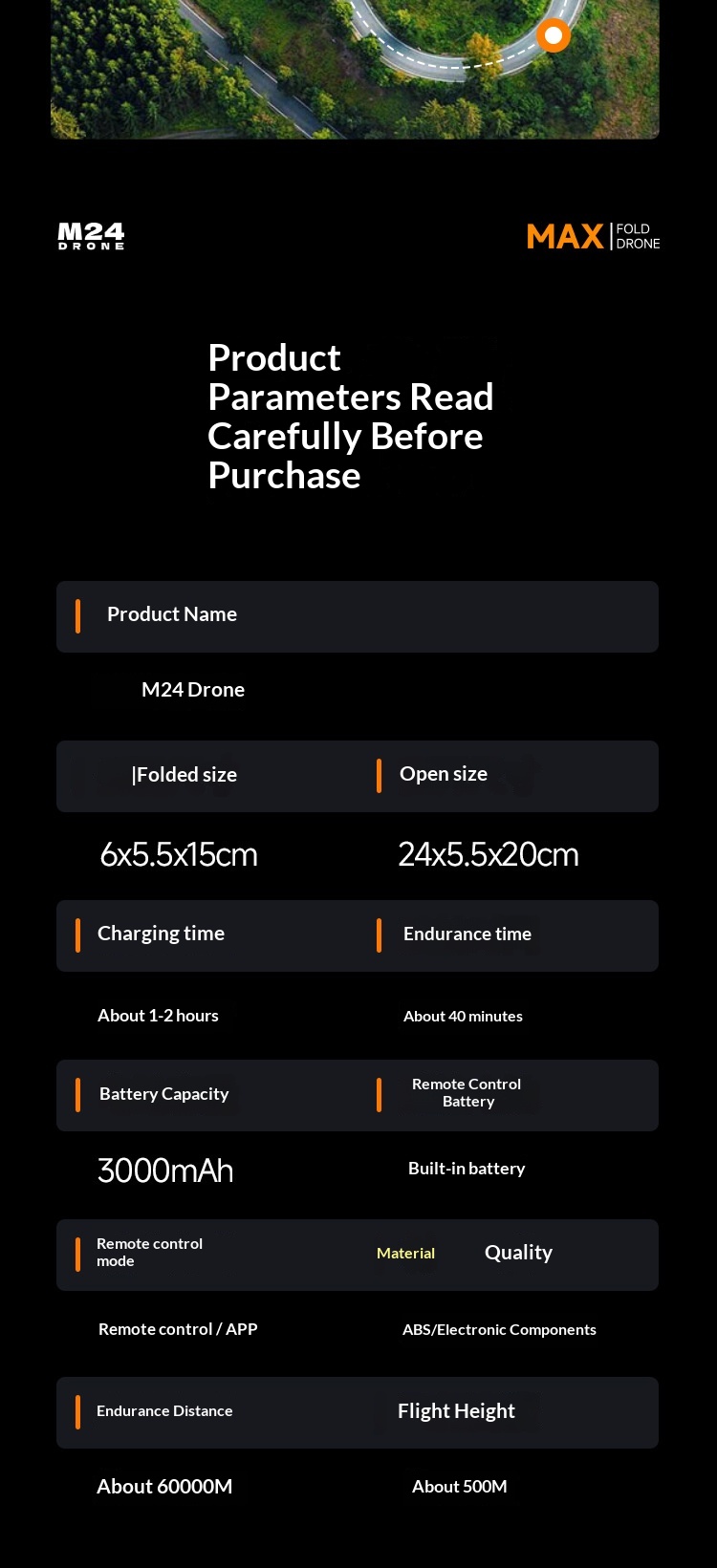 M24 GPS Brushless Drone with Airdrop