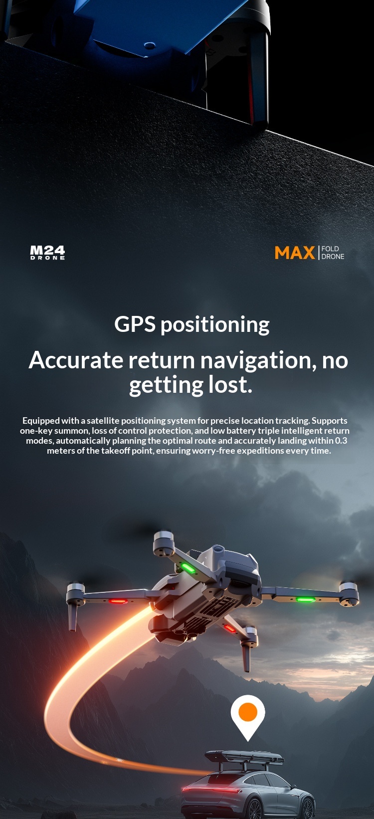 M24 GPS Brushless Drone with Airdrop