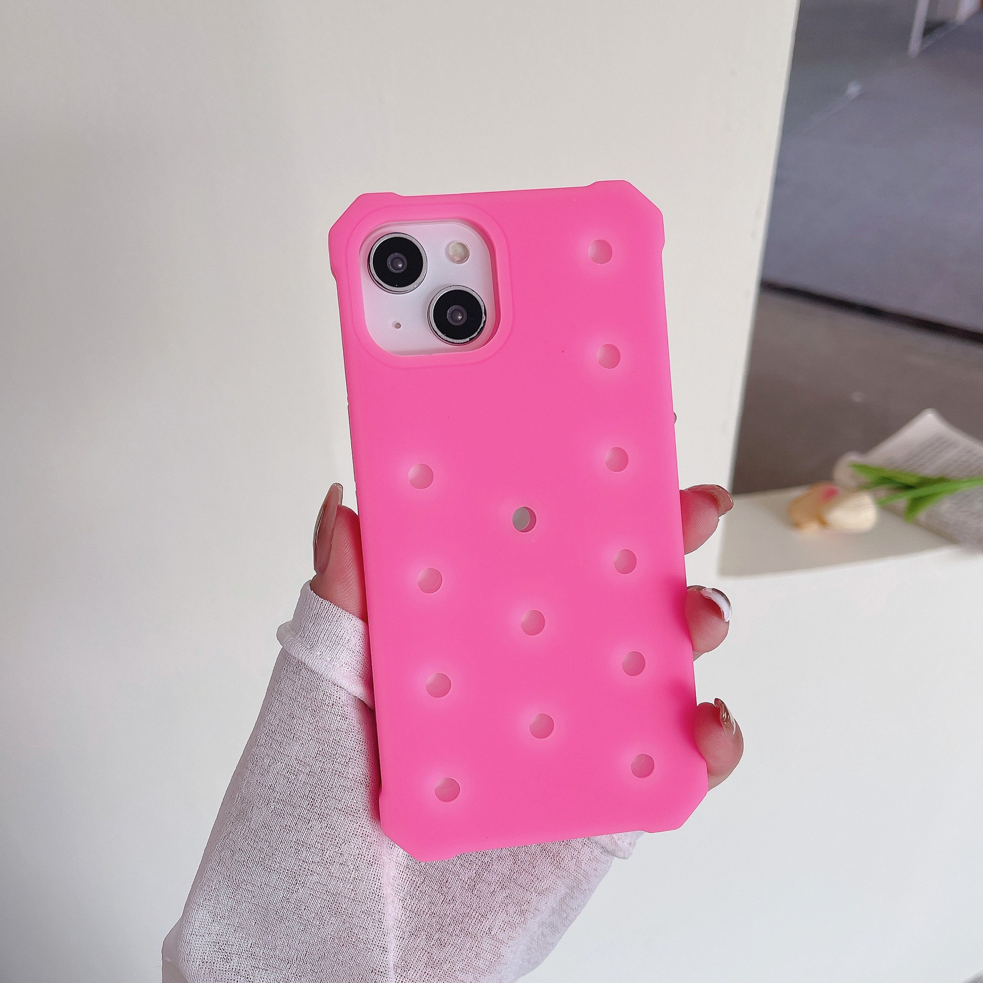 Silicone Case With Holes, Compatible With The 14 Pro Max, Silicone Material 6