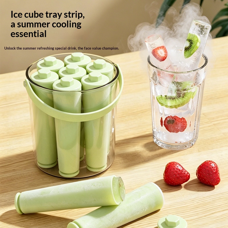 Household Long-strip Ice Cube Tray Mold