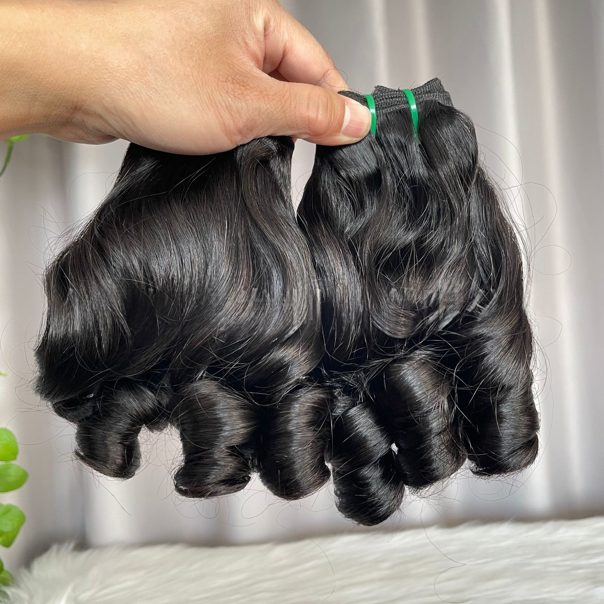 Womens Elastic Vietnamese Braided Hair Extensions
