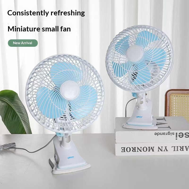 Bedside Clamp-On Oscillating Mini Fan
