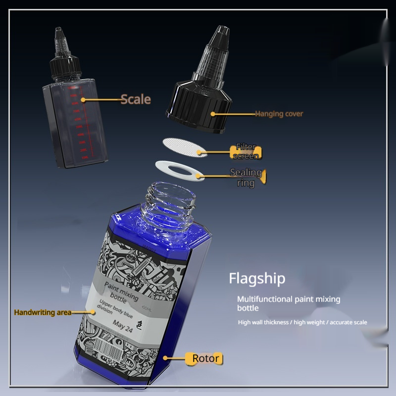 Turbine-style Paint Mixer Enhanced Version Mold