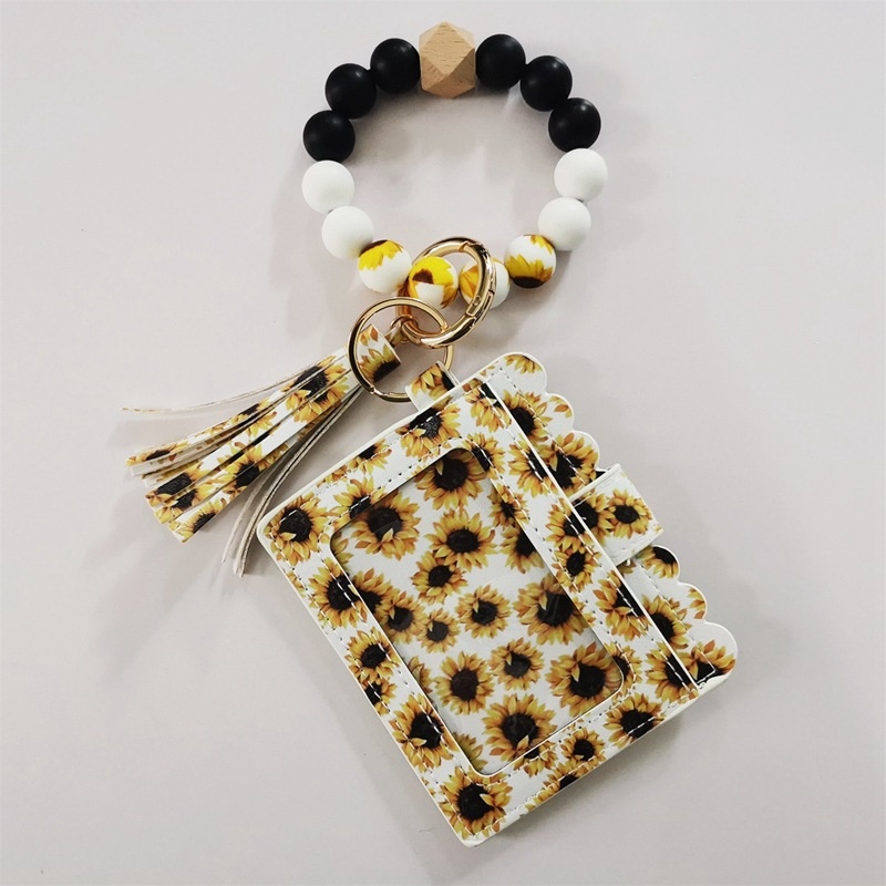 Womens Handmade Silicone Bead Bracelet