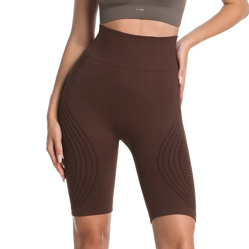 Butt-lifting Thigh-slimming Five-point Yoga Pants For Women