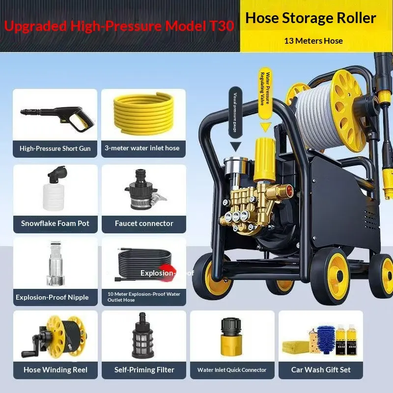 Household High Pressure High-power Cleaning Machine with a Boosting