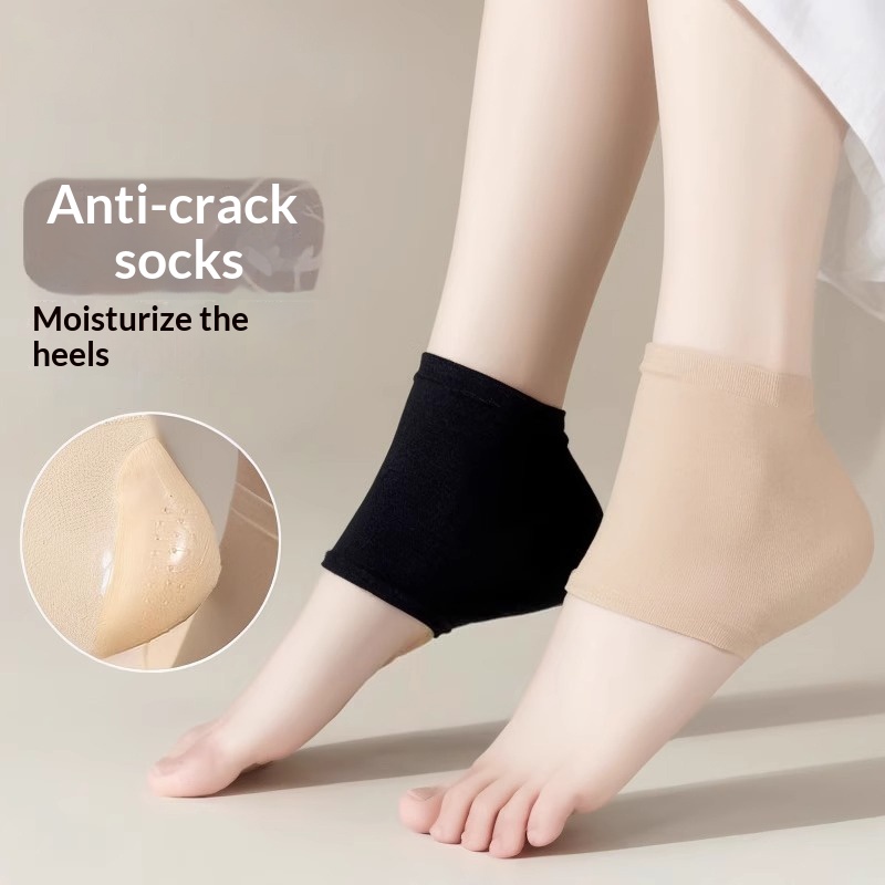 Heel Care Silicone Sock Cover To Prevent Cracking 3