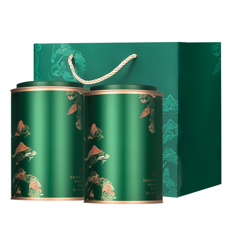 Round Tinplate Empty Can, Large-sized Tea Storage Can With Airtight Seal