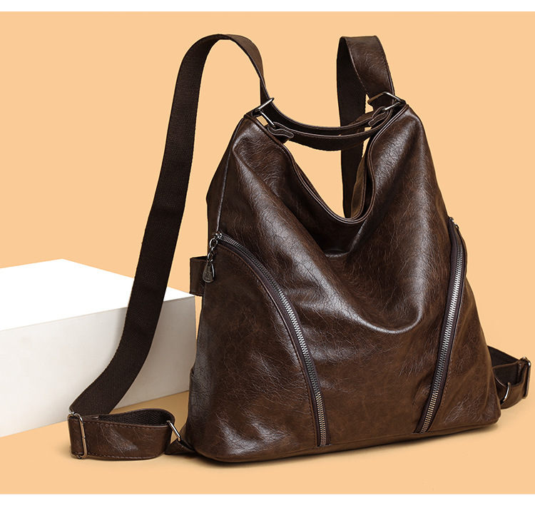 Fashionable Large-Capacity Casual Handbag Shoulder Bag And Crossbody Backpack