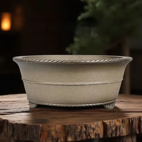 Yixing Purple Sand Boutique Bonsai Flower Pot