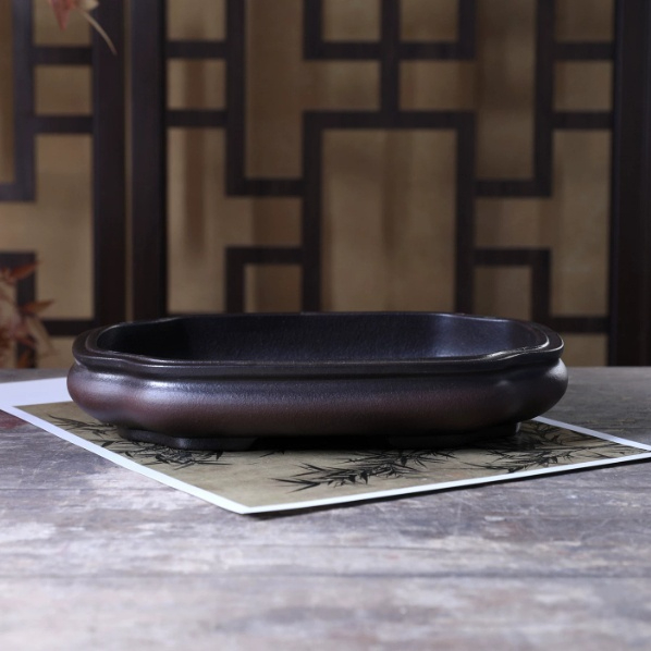Desktop Chinese-style Indoor Purple Clay Flower Pot