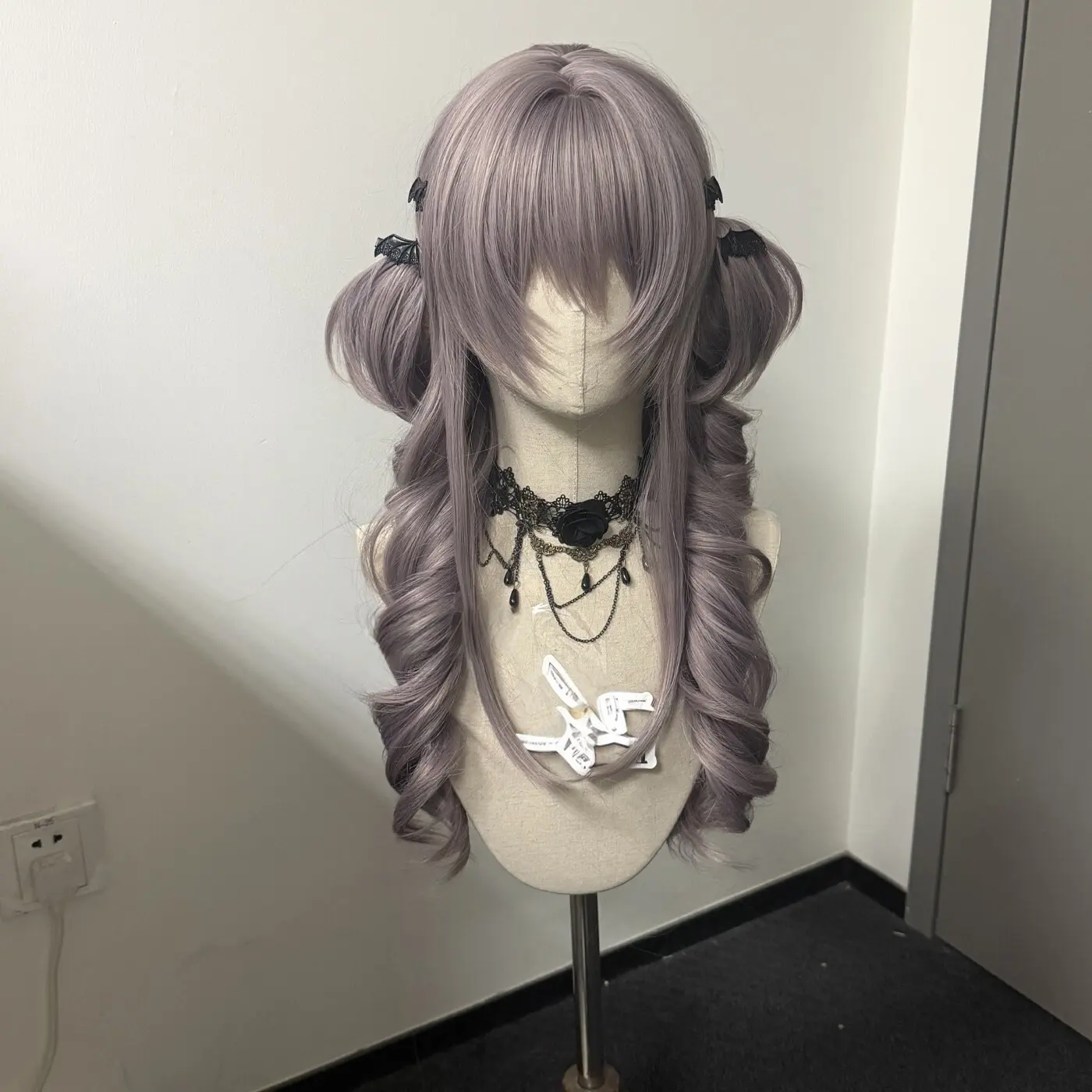Double-bun High-level Long Curly Doll-like Full-head Wig