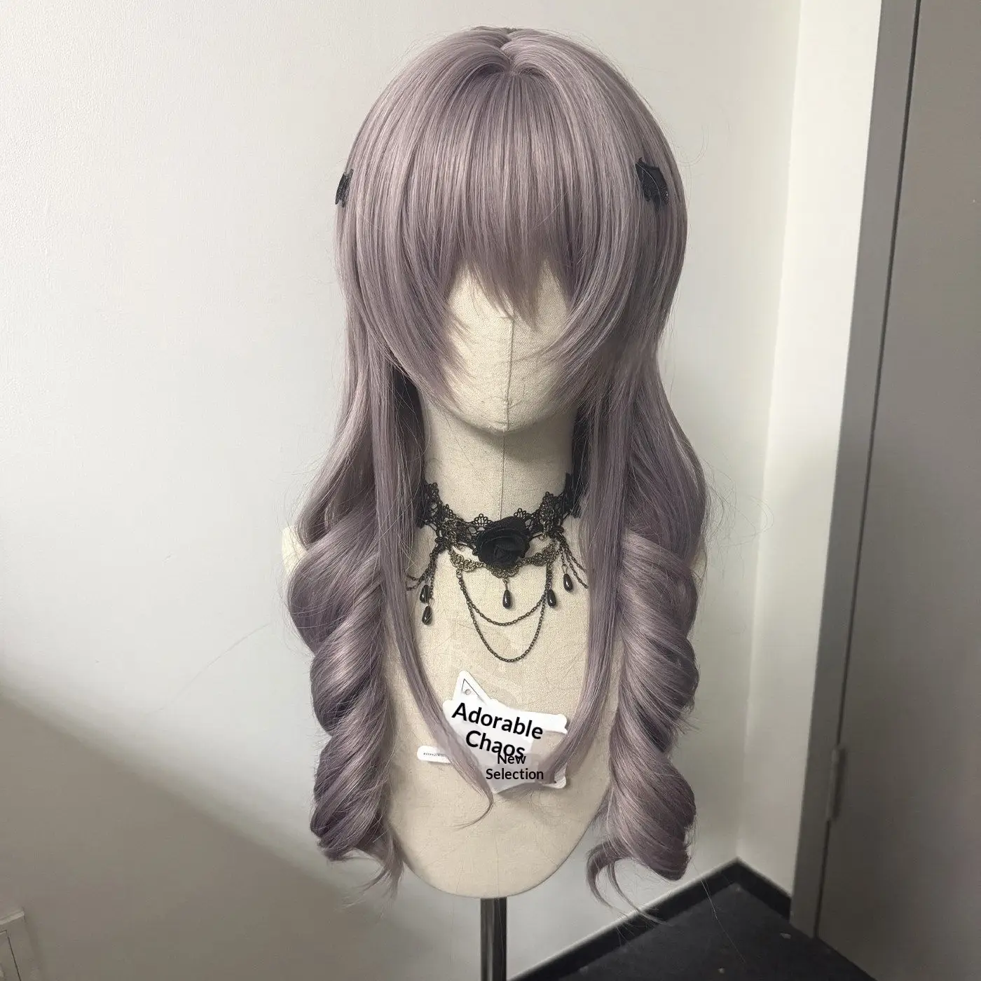 Double-bun High-level Long Curly Doll-like Full-head Wig