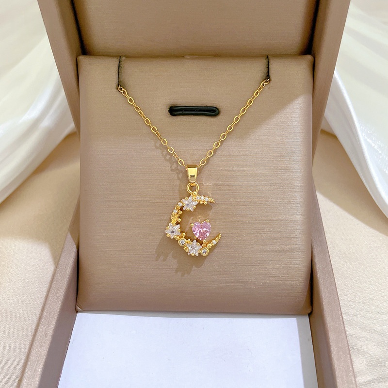 Elegant All-diamond Necklace For Women