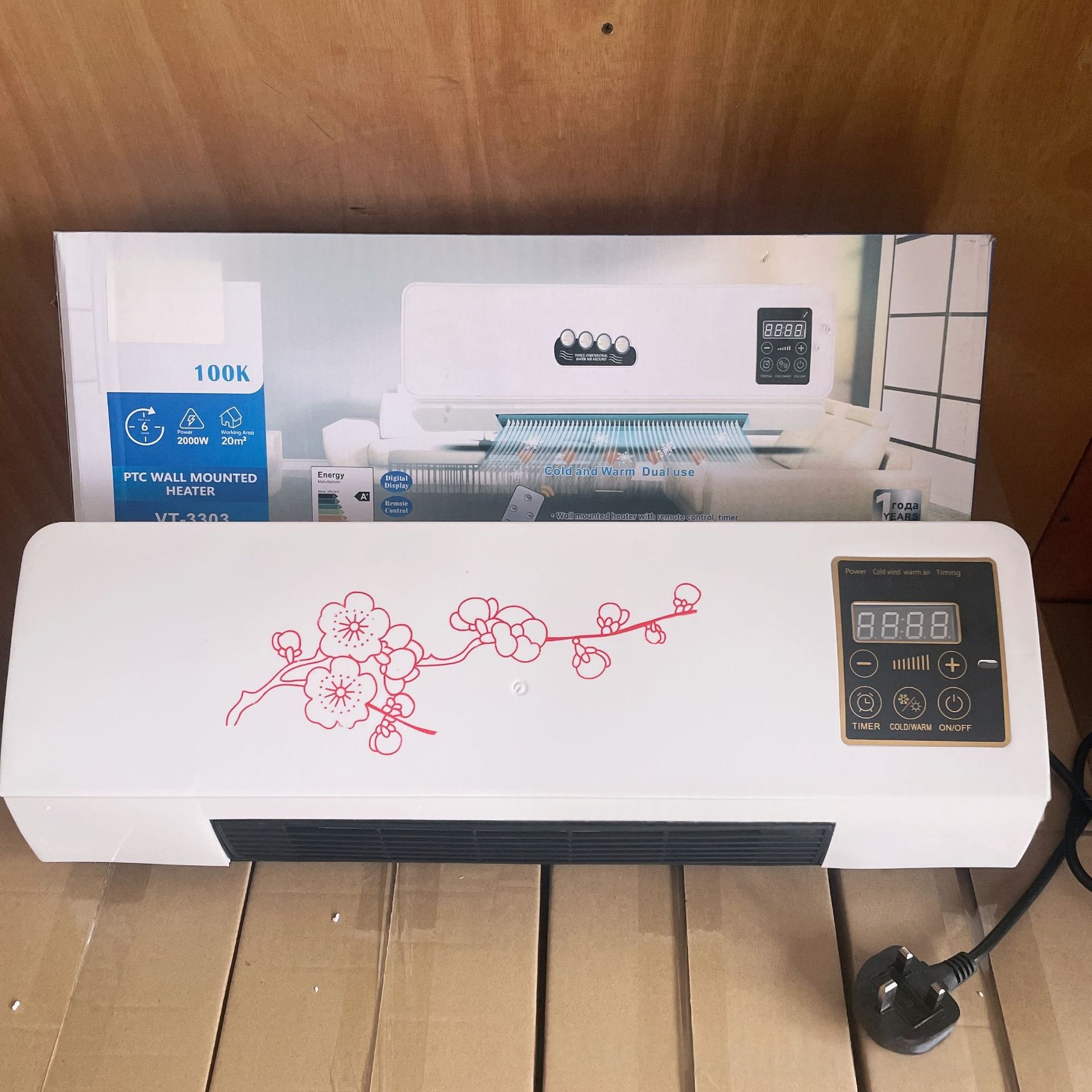 Dual-purpose Heating And Cooling Air Conditioner Fan, Small Size For Home Bathrooms