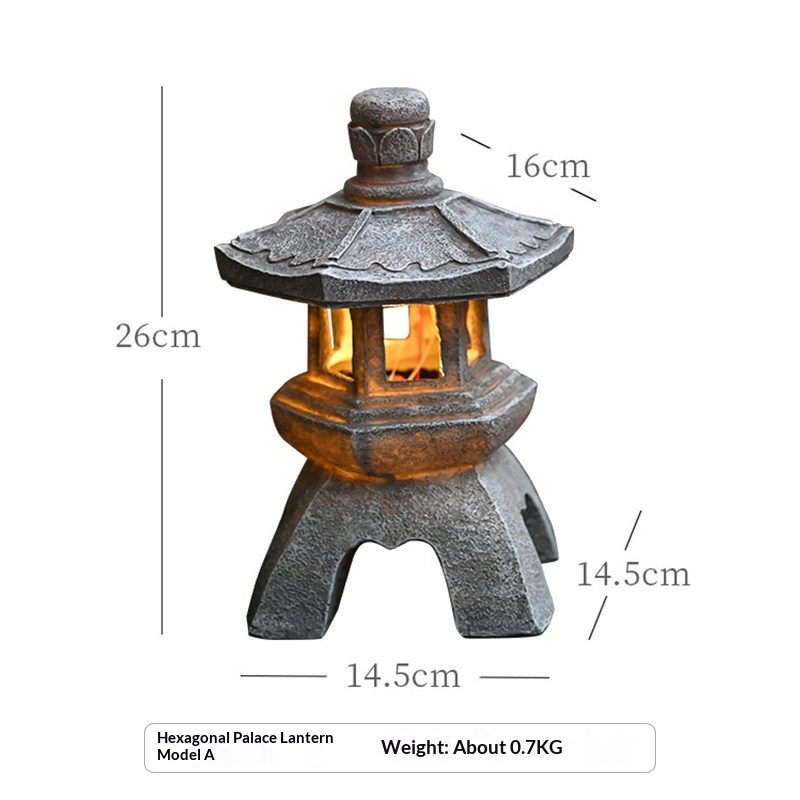 Solar Powered Stone Tower Lamp, picture 6 of 7