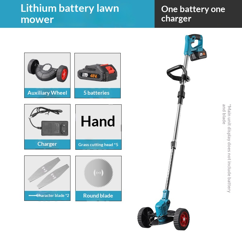 Compact Handheld Electric Lawn Mower For Home Use