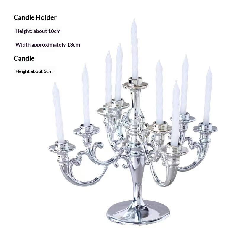 European-style Vintage Birthday Candle Holder Decoration For Baking And Cakes