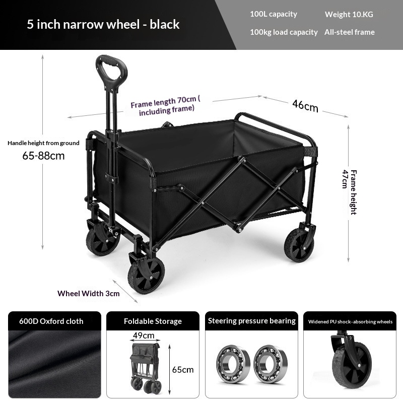 Outdoor Camping Trolley Children Can Lie Camper