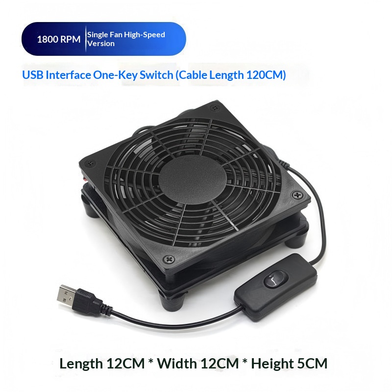 12 Cm Cooling Fan USB Axial Cooler
