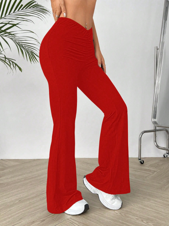V-waist bootcut trousers – supplier lifestyle photo 25