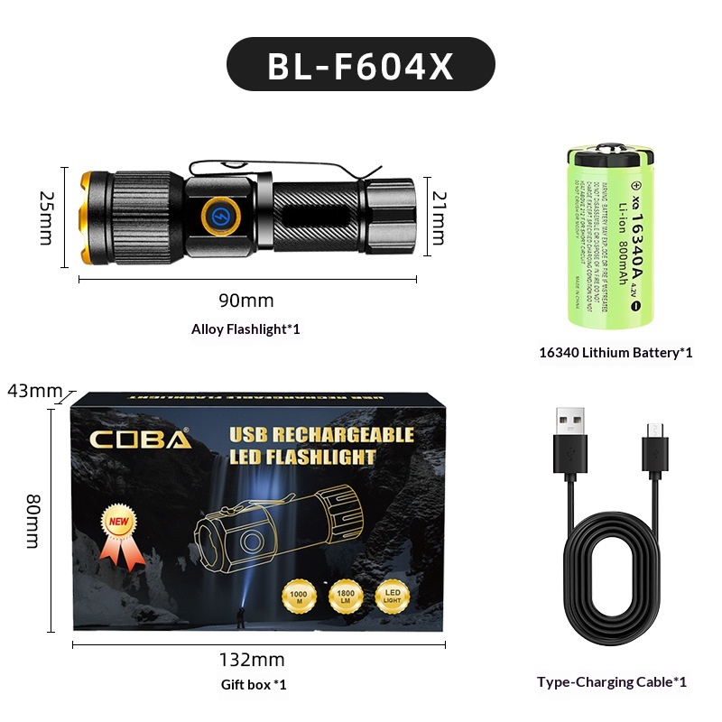 Camping High Intensity Flashlight Outdoor Multi Functional Camping Light Work Lamp Side Light — foto 9